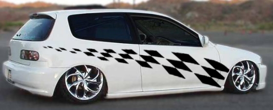 checkered stripes