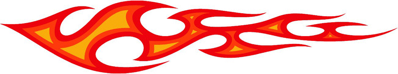 3c_flames_32 Graphic Flame Decal