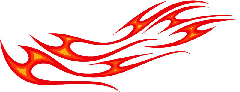 3c_flames_33 Graphic Flame Decal