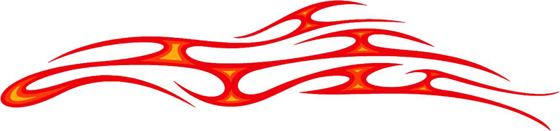 3c_flames_34 Graphic Flame Decal