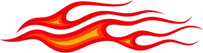 3c_flames_65 Graphic Flame Decal