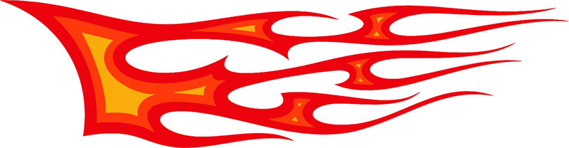 3c_flames_71 Graphic Flame Decal