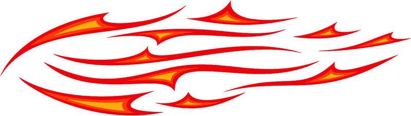 3c_flames_74 Graphic Flame Decal