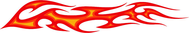 3c_flames_75 Graphic Flame Decal