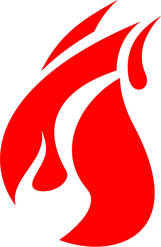 fire_74 Classic Fire Flames Graphic Flame Decal