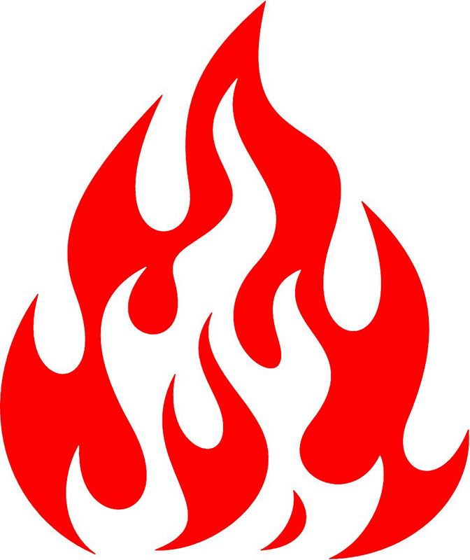 fire_75 Classic Fire Flames Graphic Flame Decal