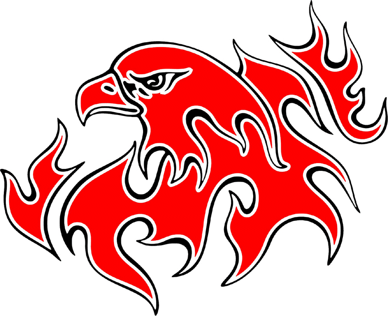 esefl_04 Easy Eagle Flames Graphic Flame Decal