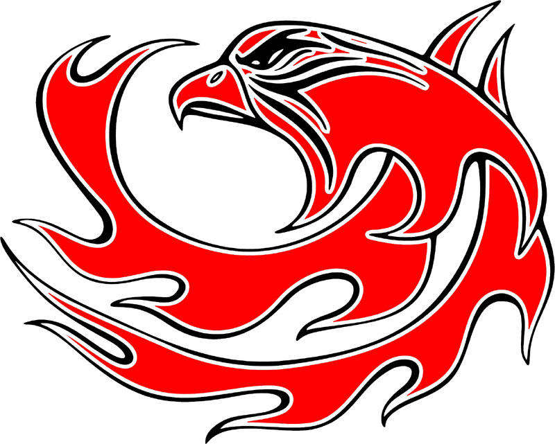 esefl_05 Easy Eagle Flames Graphic Flame Decal