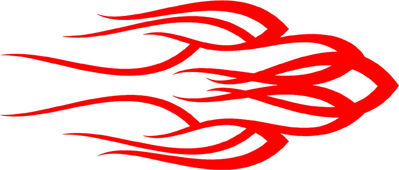 exclusive_32 Exclusive Flames Graphic Flame Decal