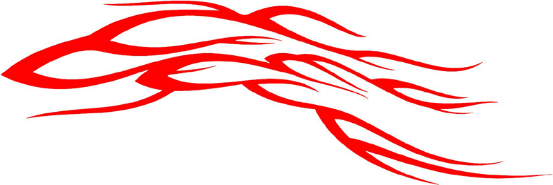 exclusive_33 Exclusive Flames Graphic Flame Decal