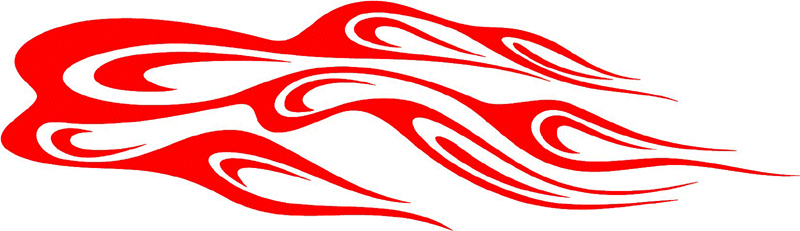 exclusive_38 Exclusive Flames Graphic Flame Decal