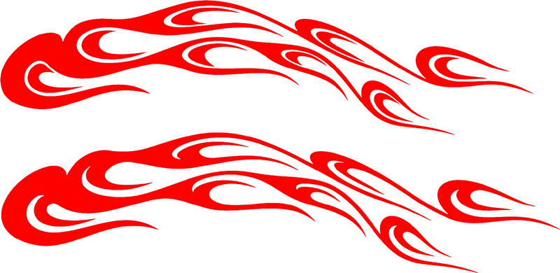 exclusive_39 Exclusive Flames Graphic Flame Decal