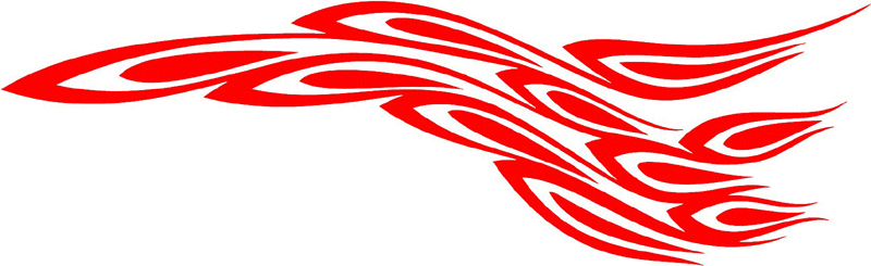 exclusive_40 Exclusive Flames Graphic Flame Decal