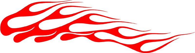 exclusive_55 Exclusive Flames Graphic Flame Decal