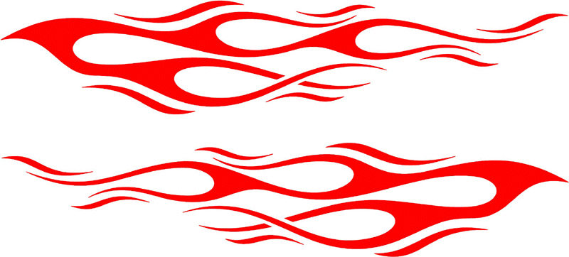 side_56 Side Flames Graphic Flame Decal