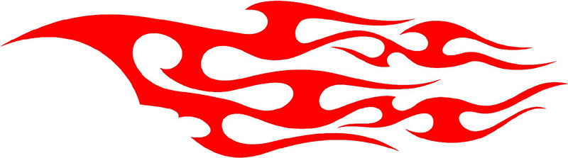 tribal_005 Tribal Flames Graphic Flame Decal