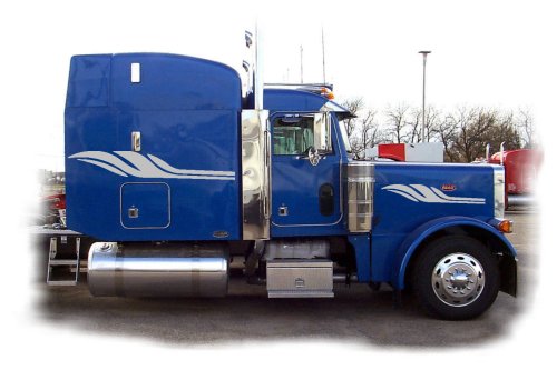 Semi truck striping package 18 semi graphics