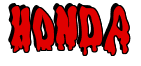 Rendering "HONDA" using Drippy Goo