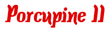 Rendering "Porcupine II" using Color Bar
