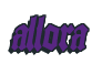 Rendering "allora" using Cathedral