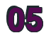 Rendering "05" using Arial Bold
