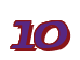 Rendering "10" using Braveheart