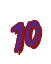 Rendering "10" using Buffied