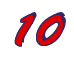 Rendering "10" using Brush Script