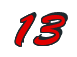 Rendering "13" using Brush Script