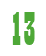 Rendering "13" using Bill Board