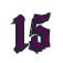 Rendering "15" using Anglican