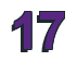 Rendering "17" using Arial Bold