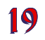Rendering "19" using Black Chancery