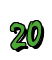 Rendering "20" using Buffied