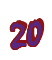 Rendering "20" using Buffied
