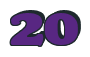 Rendering "20" using Broadside