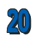 Rendering "20" using Callimarker