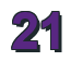 Rendering "21" using Arial Bold