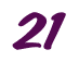 Rendering "21" using Casual Script