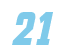 Rendering "21" using Boroughs