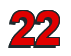Rendering "22" using Arial Bold