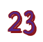 Rendering "23" using Agatha