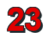 Rendering "23" using Arial Bold