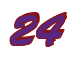 Rendering "24" using Brush Script