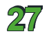 Rendering "27" using Arial Bold