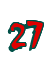 Rendering "27" using Buffied