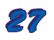 Rendering "27" using Brush Script