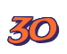 Rendering "30" using Braveheart