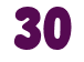 Rendering "30" using Bubble Soft