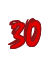 Rendering "30" using Buffied